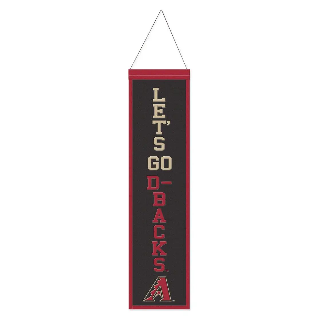 Arizona Diamondbacks Banner Wool 8x32 Heritage Slogan Design