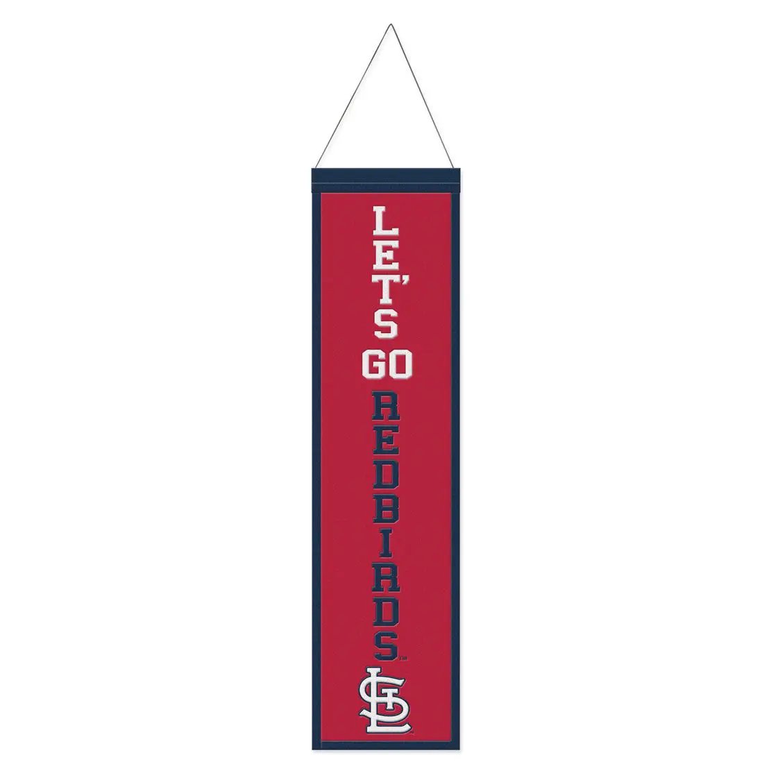St. Louis Cardinals Banner Wool 8x32 Heritage Slogan Design