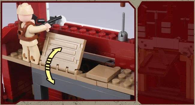 479PCS Military WW2 Tank Fortress Building Blocks Set Toys - ToylandEU