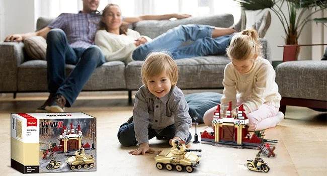 479PCS Military WW2 Tank Fortress Building Blocks Set Toys - ToylandEU