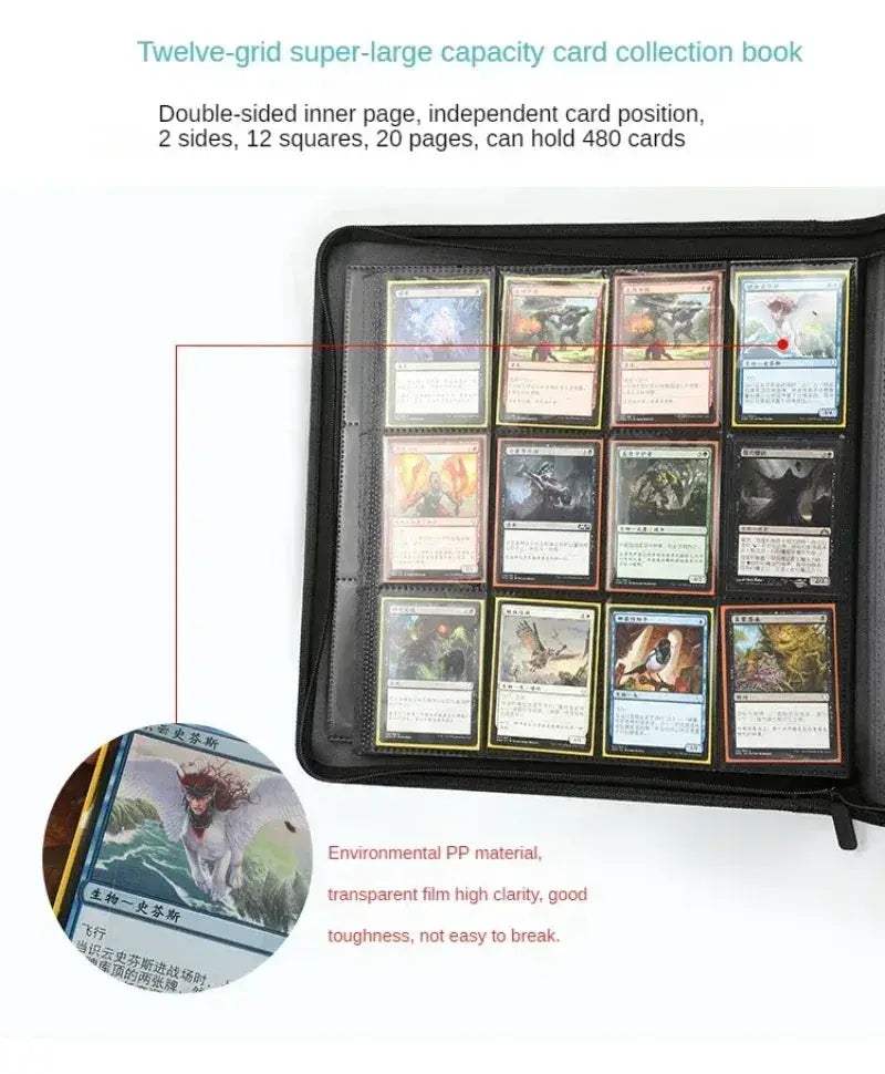 480 Pocket Card Binder with Sleeves for Trading Cards - ToylandEU