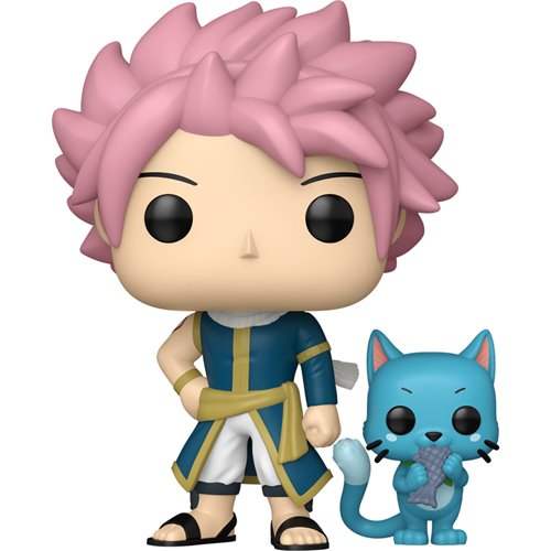 Funko Pop Vinyl | Fairy Tail Anime Duo | Natsu With Happy | Number 2285 Figure