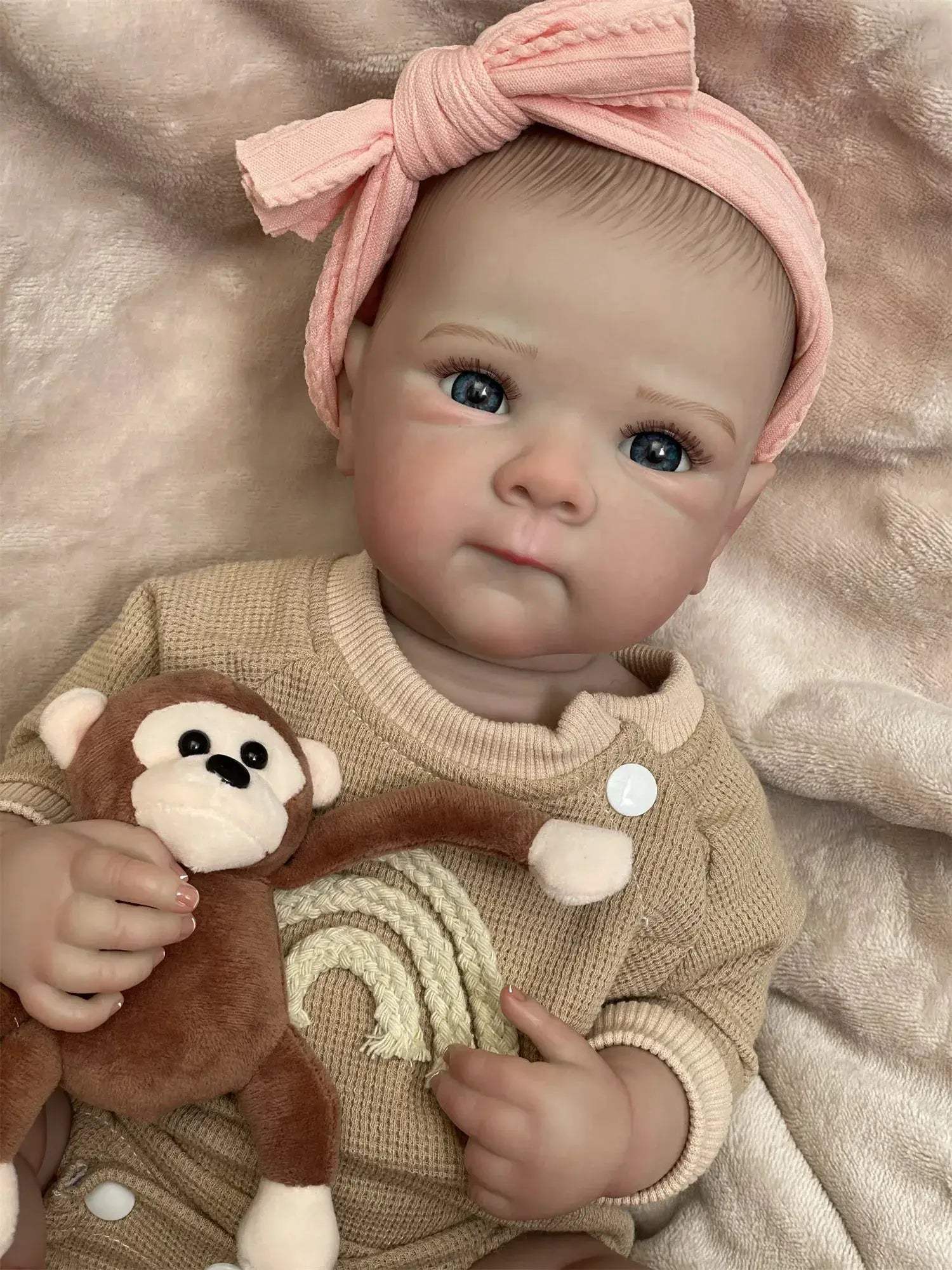 48cm Cuddly Bettie Full Body Vinyl Reborn Doll Waterproof - ToylandEU