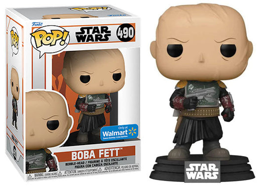 Boba Fett Unmasked Funko Pop Walmart Exclusive Near Mint Condition