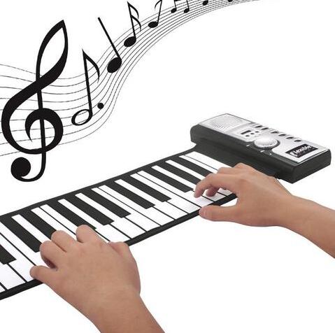 Rollable 61-Key Portable Electronic Piano