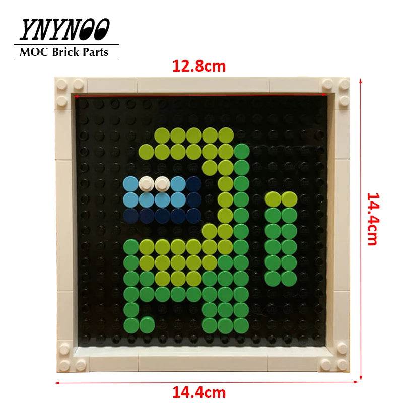49Pcs Building Blocks 16x16 Baseplate Frame for Mosaic Art - ToylandEU