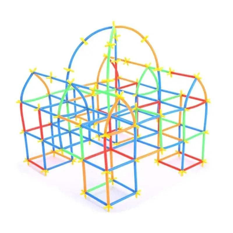 4D Building Straws And Connectors Educational Toy Set - ToylandEU