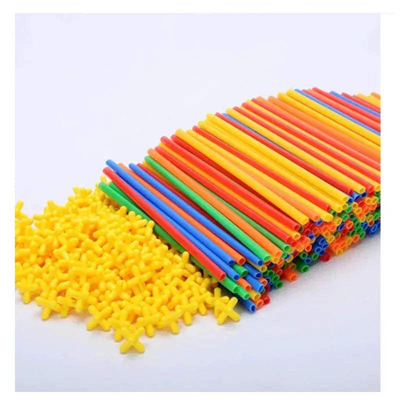4D Building Straws And Connectors Educational Toy Set - ToylandEU