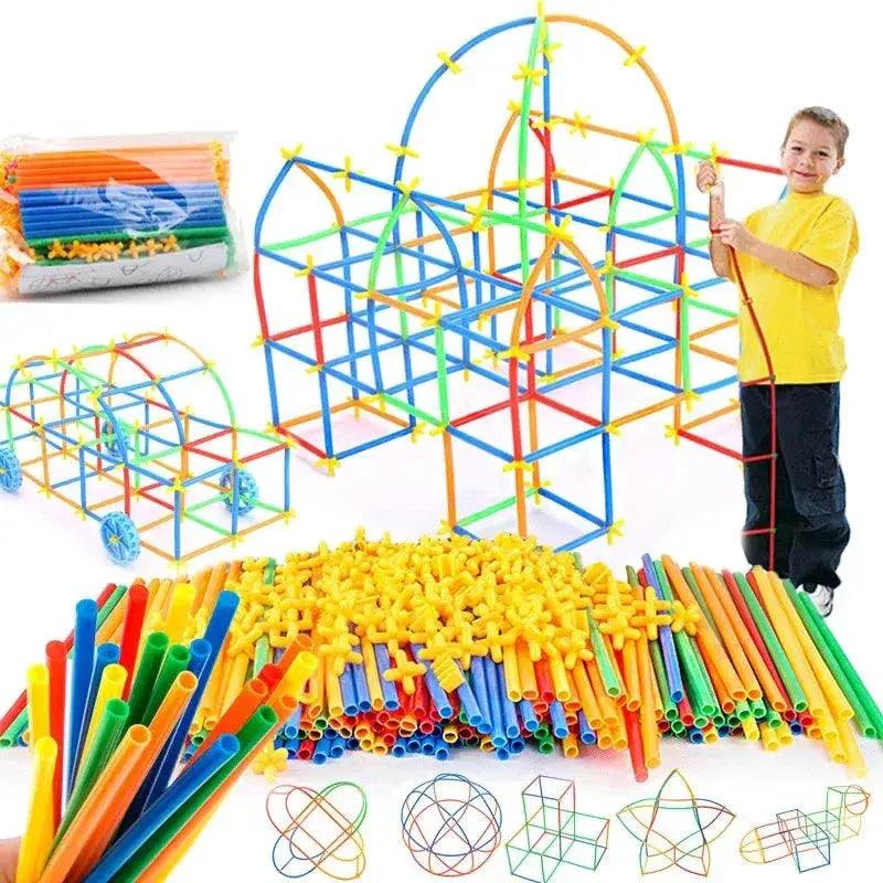  4D Building Straws And Connectors STEM Toy Safe -  ToylandEU™