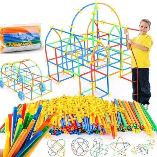  4D Building Straws And Connectors STEM Toy Safe -  ToylandEU™