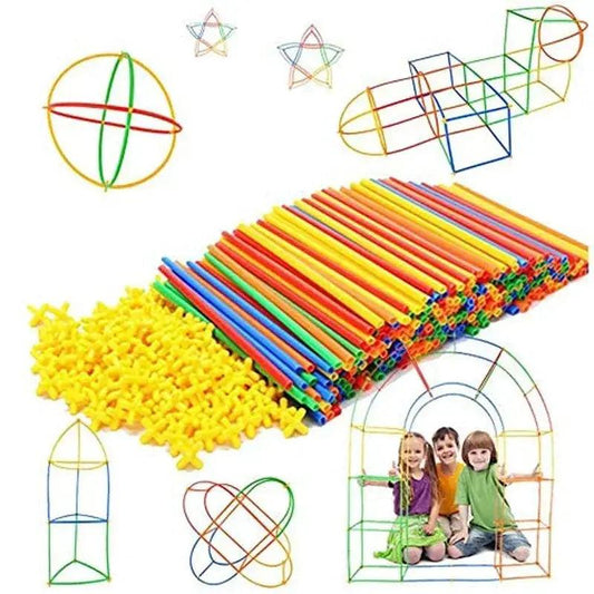  4D Building Straws And Connectors STEM Toy Safe -  ToylandEU™