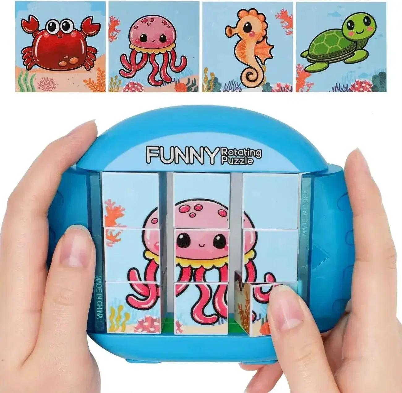  4IN1 Rotating Puzzle for Kids Fidget Toys 3 4 5 6 7 8 Year Old 4 Puzzles in 1 Fine Motor Skills Gift for Boys & Girls Ages 3+ -  ToylandEU™
