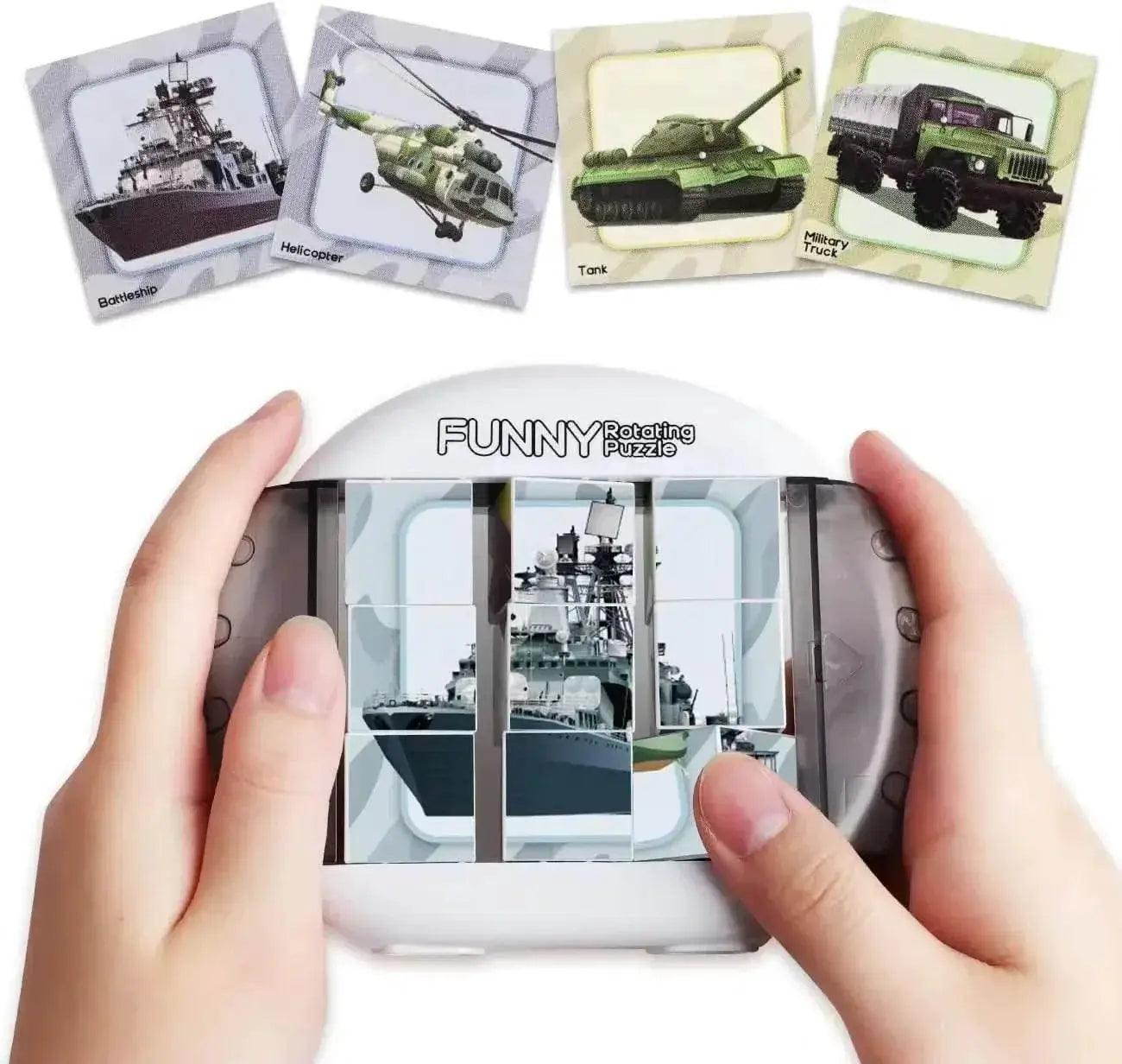  4IN1 Rotating Puzzle for Kids Fidget Toys 3 4 5 6 7 8 Year Old 4 Puzzles in 1 Fine Motor Skills Gift for Boys & Girls Ages 3+ -  ToylandEU™
