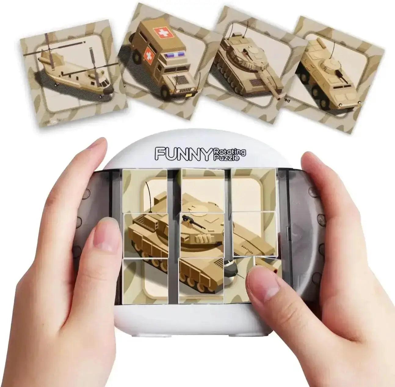  4IN1 Rotating Puzzle for Kids Fidget Toys 3 4 5 6 7 8 Year Old 4 Puzzles in 1 Fine Motor Skills Gift for Boys & Girls Ages 3+ -  ToylandEU™