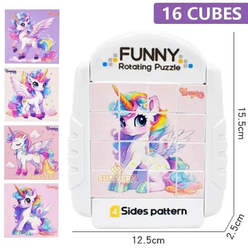  4IN1 Rotating Puzzle for Kids Fidget Toys 3 4 5 6 7 8 Year Old 4 Puzzles in 1 Fine Motor Skills Gift for Boys & Girls Ages 3+ -  ToylandEU™