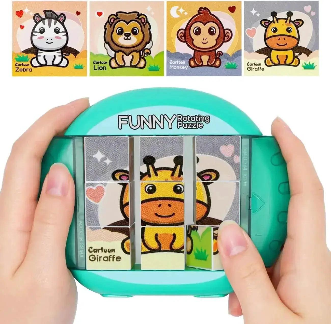  4IN1 Rotating Puzzle for Kids Fidget Toys 3 4 5 6 7 8 Year Old 4 Puzzles in 1 Fine Motor Skills Gift for Boys & Girls Ages 3+ -  ToylandEU™