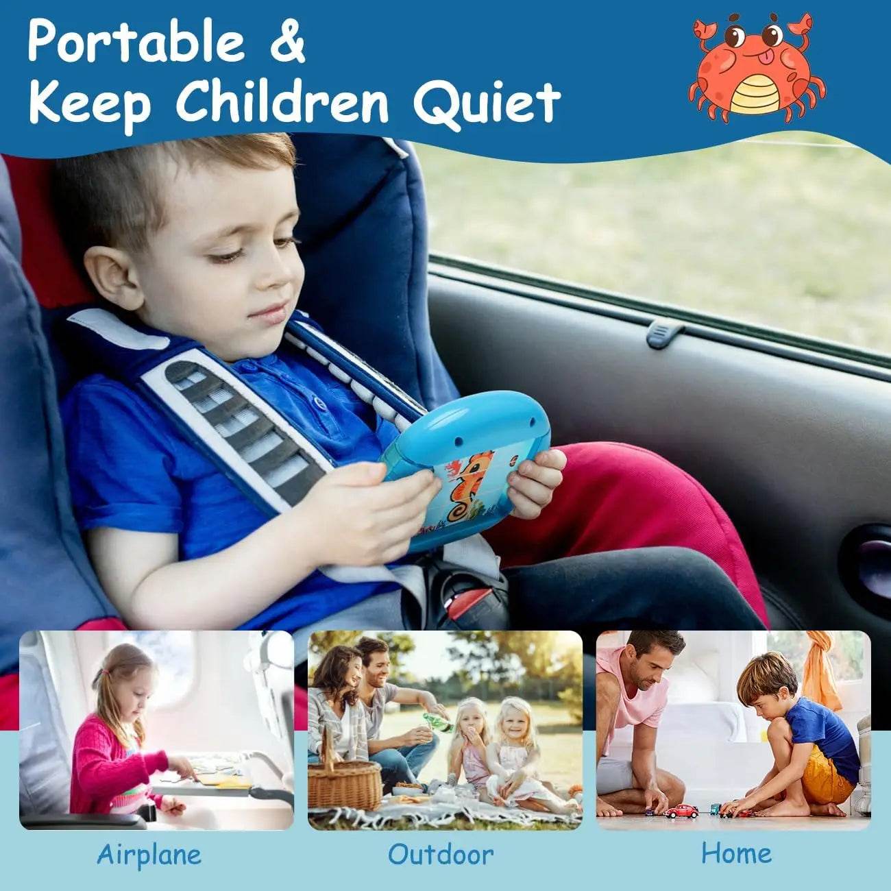 4IN1 Rotating Puzzle for Kids Fidget Toys 3 4 5 6 7 8 Year Old 4 Puzzles in 1 Fine Motor Skills Gift for Boys & Girls Ages 3+ - ToylandEU