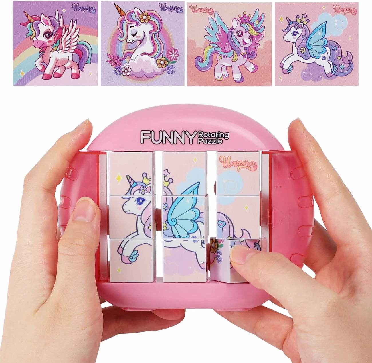 4IN1 Rotating Puzzle for Kids Fidget Toys 3 4 5 6 7 8 Year Old 4 Puzzles in 1 Fine Motor Skills Gift for Boys & Girls Ages 3+ - ToylandEU