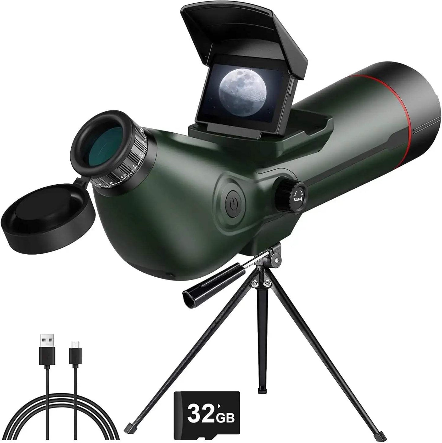 4K Digital Spotting Scope With Auto Focus Portable Tripod - ToylandEU