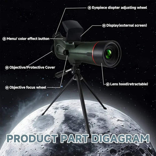4K Digital Spotting Scope With Auto Focus Portable Tripod - ToylandEU