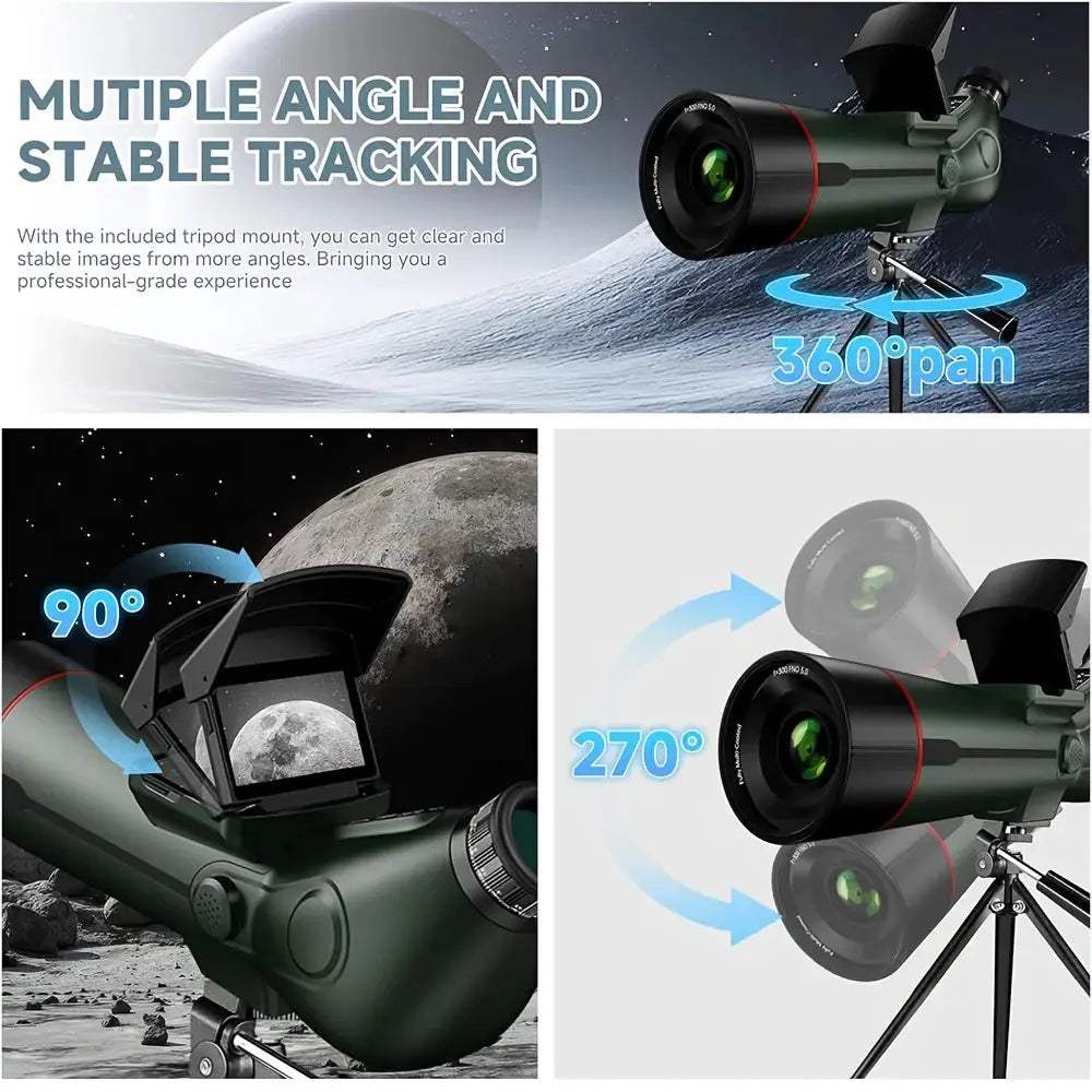 4K Digital Spotting Scope With Auto Focus Portable Tripod - ToylandEU