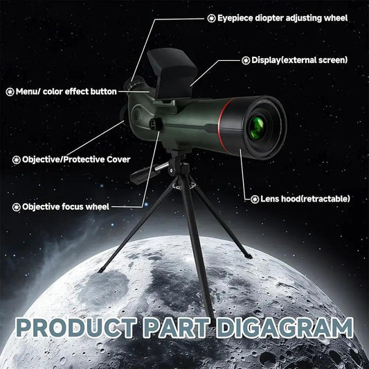  4K Digital Spotting Scope With Auto Focus Tripod -  ToylandEU™