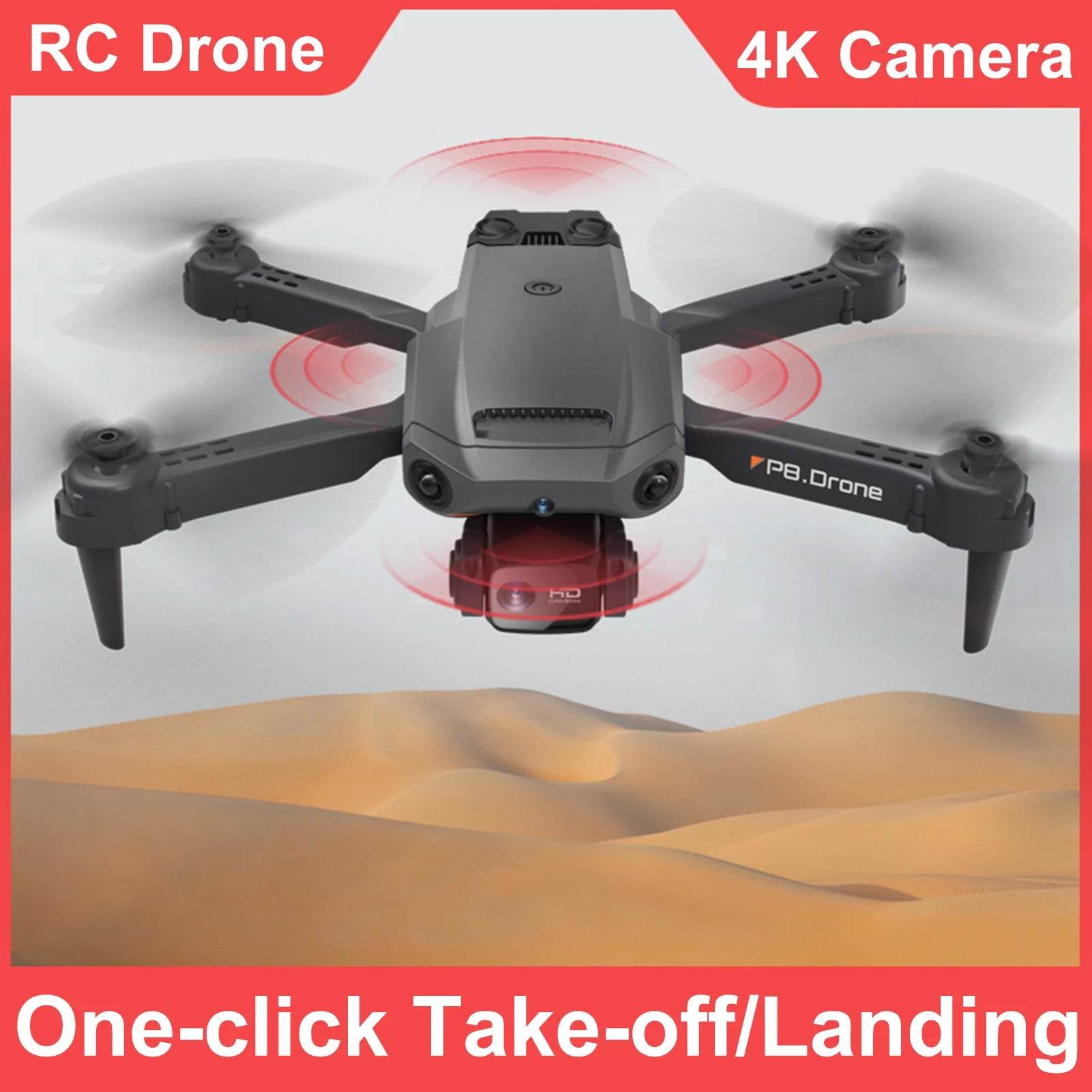 4K Dual Camera RC Quadcopter Drone with Waypoint Flight, Gesture Control & Obstacle Avoidance Features - ToylandEU