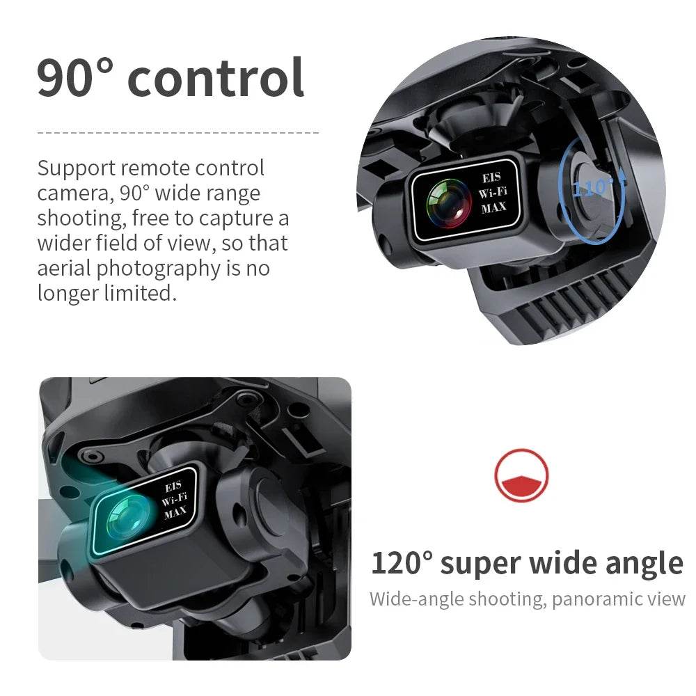 4K GPS Drone with 3-Axis Gimbal & Brushless Motor for Aerial Mastery - ToylandEU