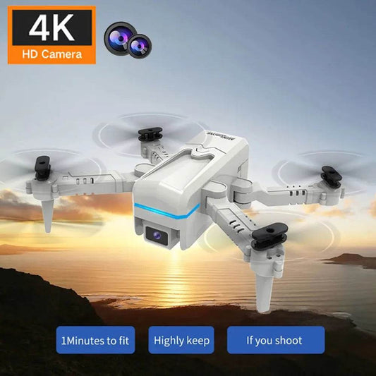 4K Mini Foldable Quadcopter Drone with Dual Camera & Smart Features - ToylandEU