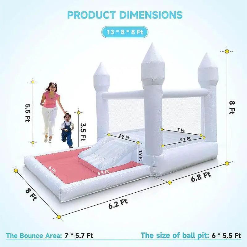  4M Oxford Bounce House With Ball Pool Slide For Kids -  ToylandEU™