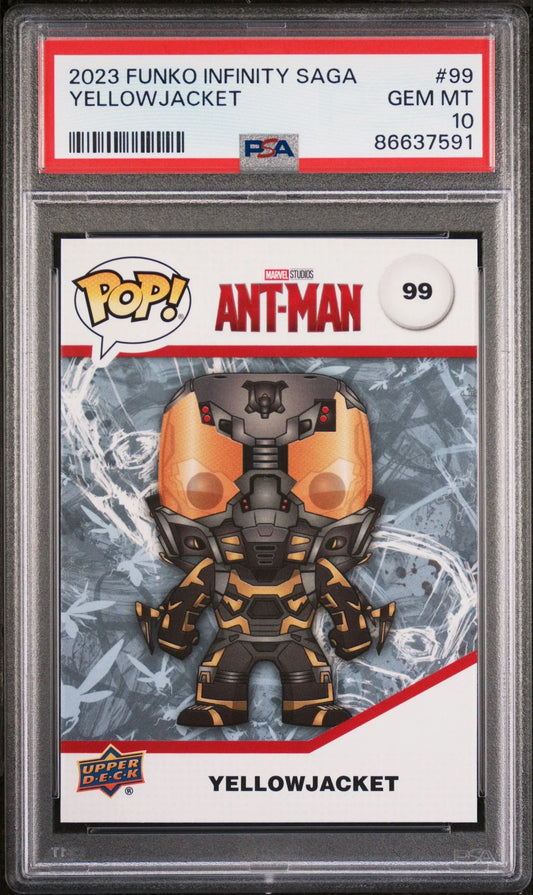 2023 UPPER DECK FUNKO POP MARVEL YELLOWJACKET #99 PSA 10 - ToylandEU