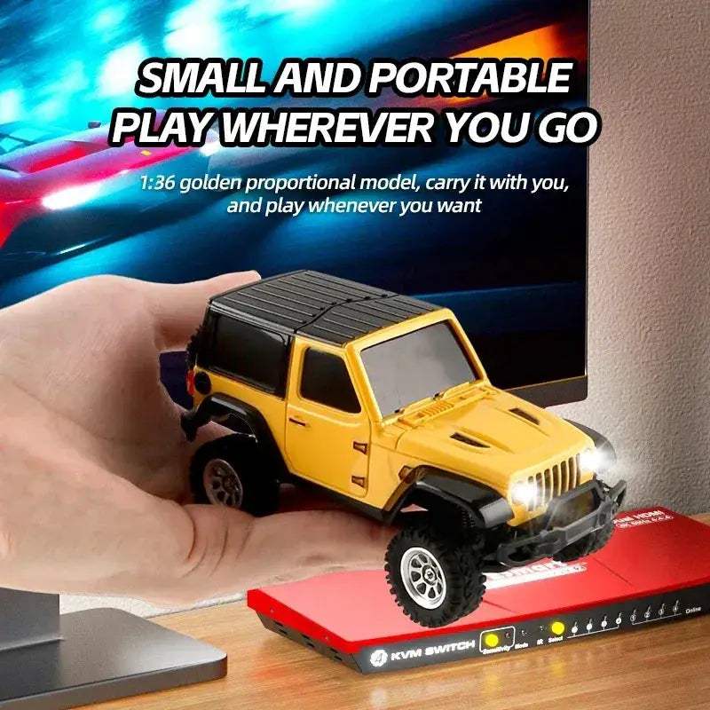 4WD Mini RC Crawler Car With Light System Remote Control - ToylandEU