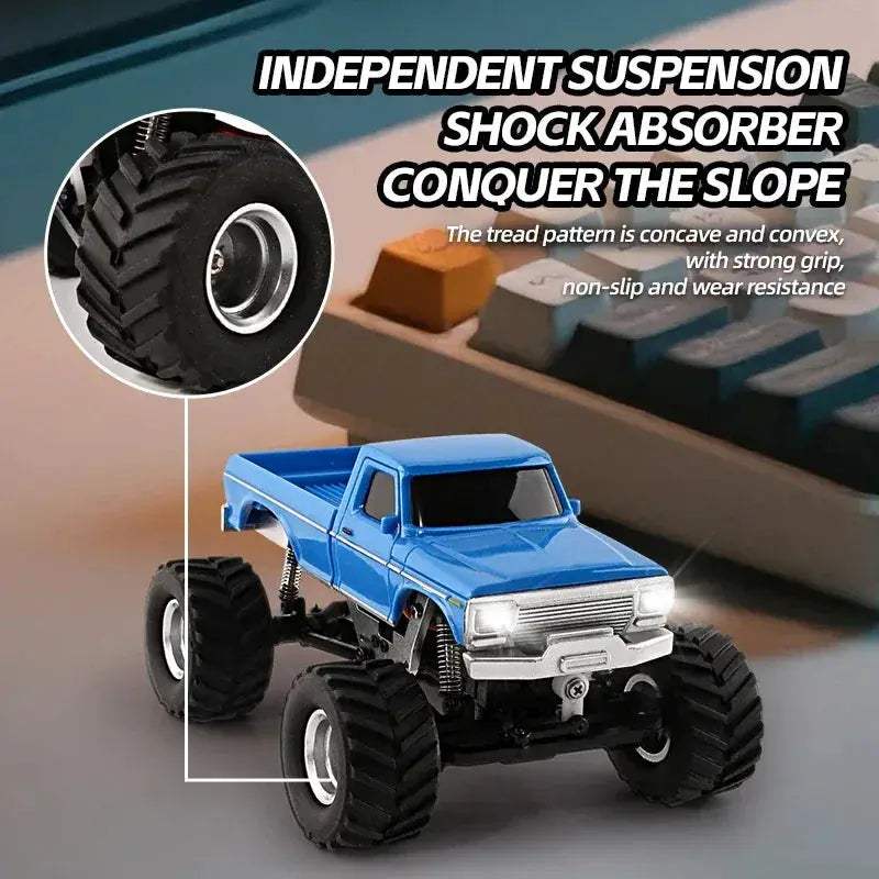 4WD Mini RC Crawler Car With Light System Remote Control - ToylandEU