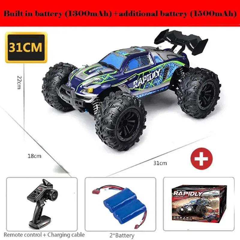 4WD RC Car Off Road Brushless High Speed All Terrain - ToylandEU