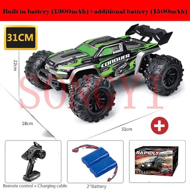 4WD RC Car Off Road Brushless High Speed All Terrain - ToylandEU
