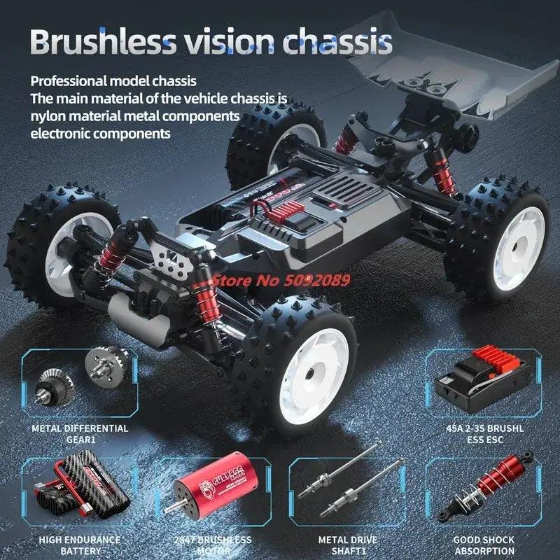  4WD RC Car Pro Brushless 70KMH Drift Racing -  ToylandEU™