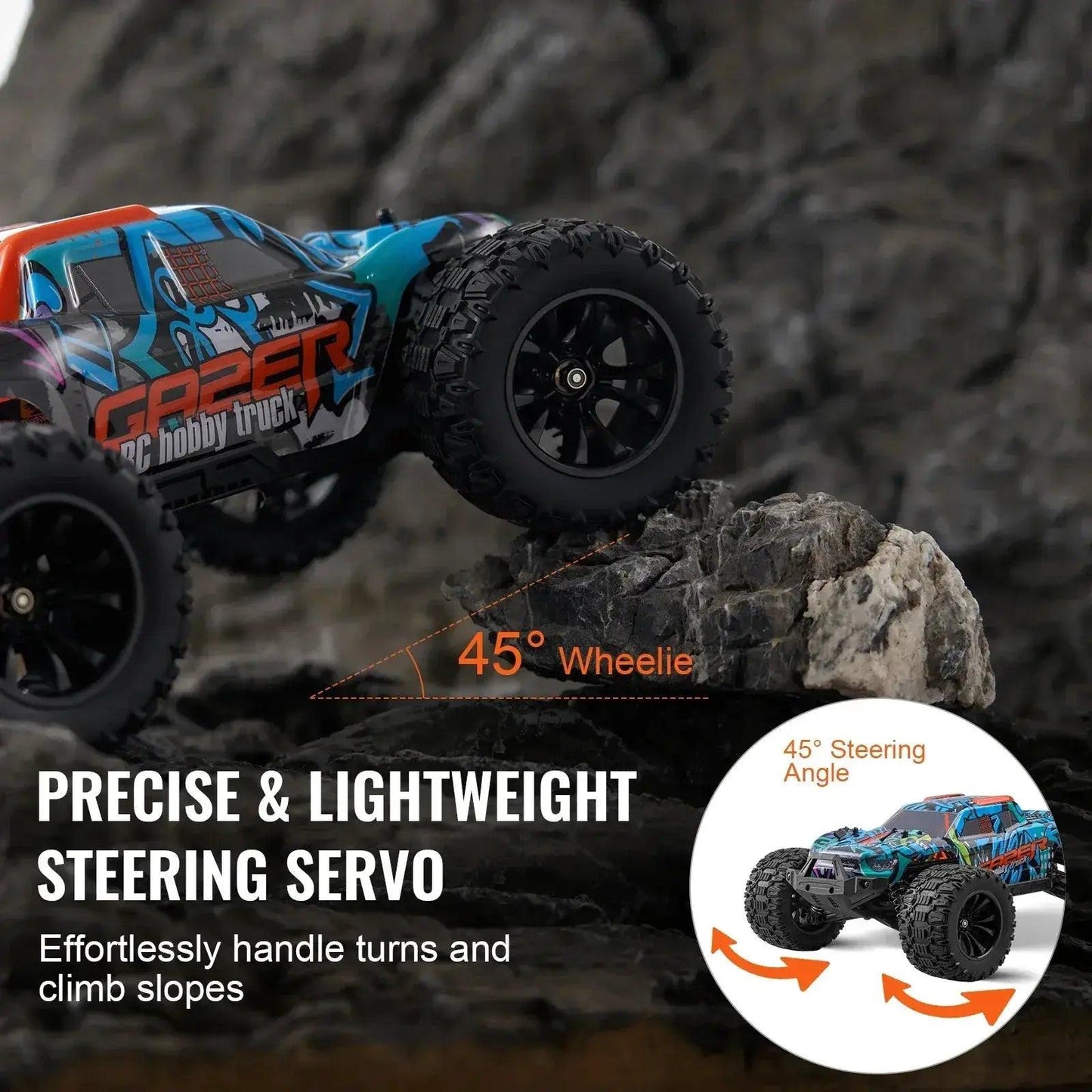  4WD RC Car With Adjustable Speed For Off Road -  ToylandEU™