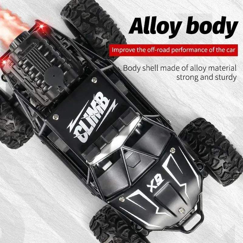 4WD RC Car With Ultra Bright LED Lights AllTerrain - ToylandEU