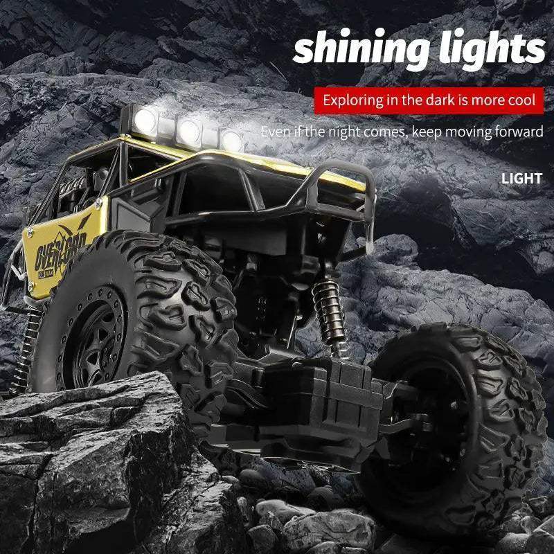 4WD RC Car With Ultra Bright LED Lights AllTerrain - ToylandEU
