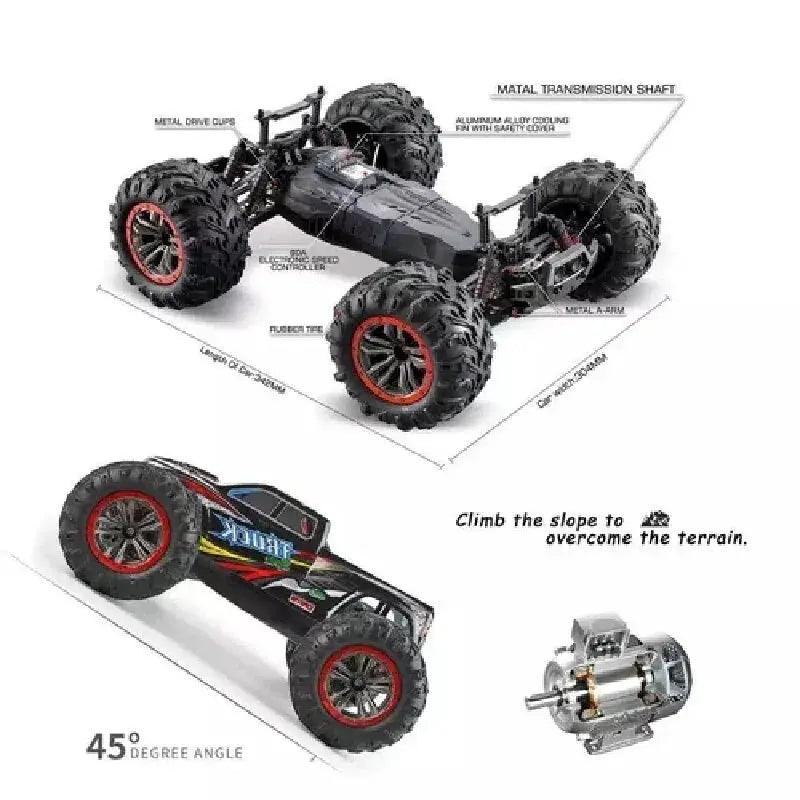  4WD RC Monster Truck Off Road Toy For Kids High Speed -  ToylandEU™
