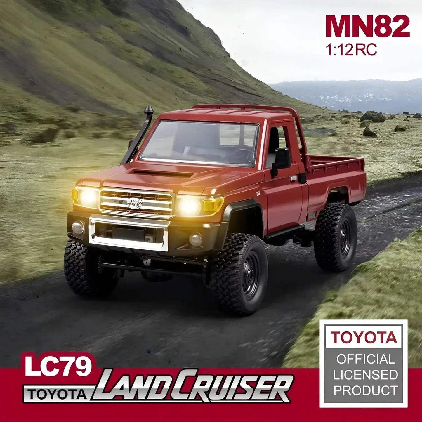 4WD RC Off Road Climbing Car With Bright LED Lights - ToylandEU