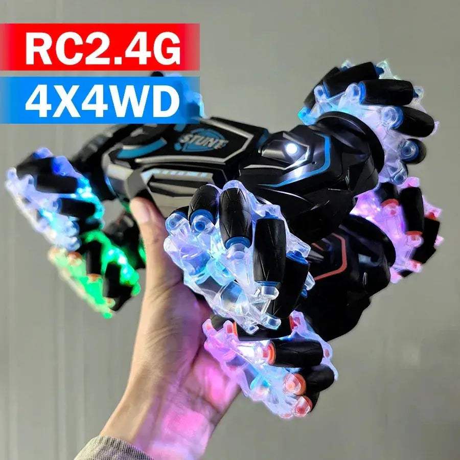 4WD RC Stunt Car With Rotation Drift And Sound Light - ToylandEU