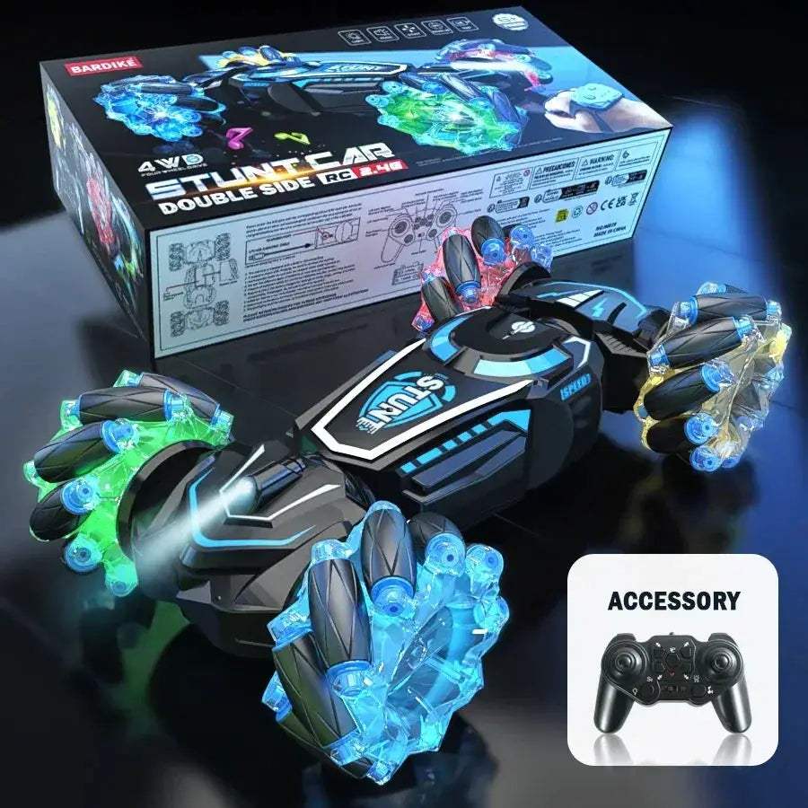 4WD RC Stunt Car With Rotation Drift And Sound Light - ToylandEU