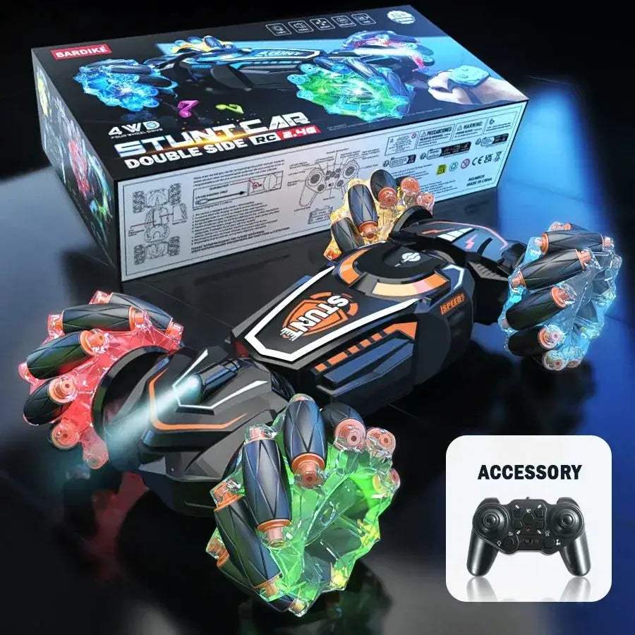 4WD RC Stunt Car With Rotation Drift And Sound Light - ToylandEU