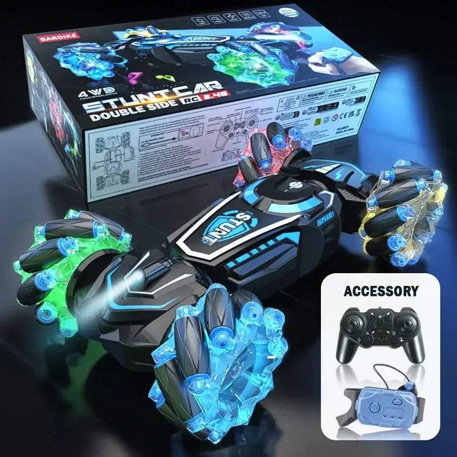 4WD RC Stunt Car With Rotation Drift And Sound Light - ToylandEU