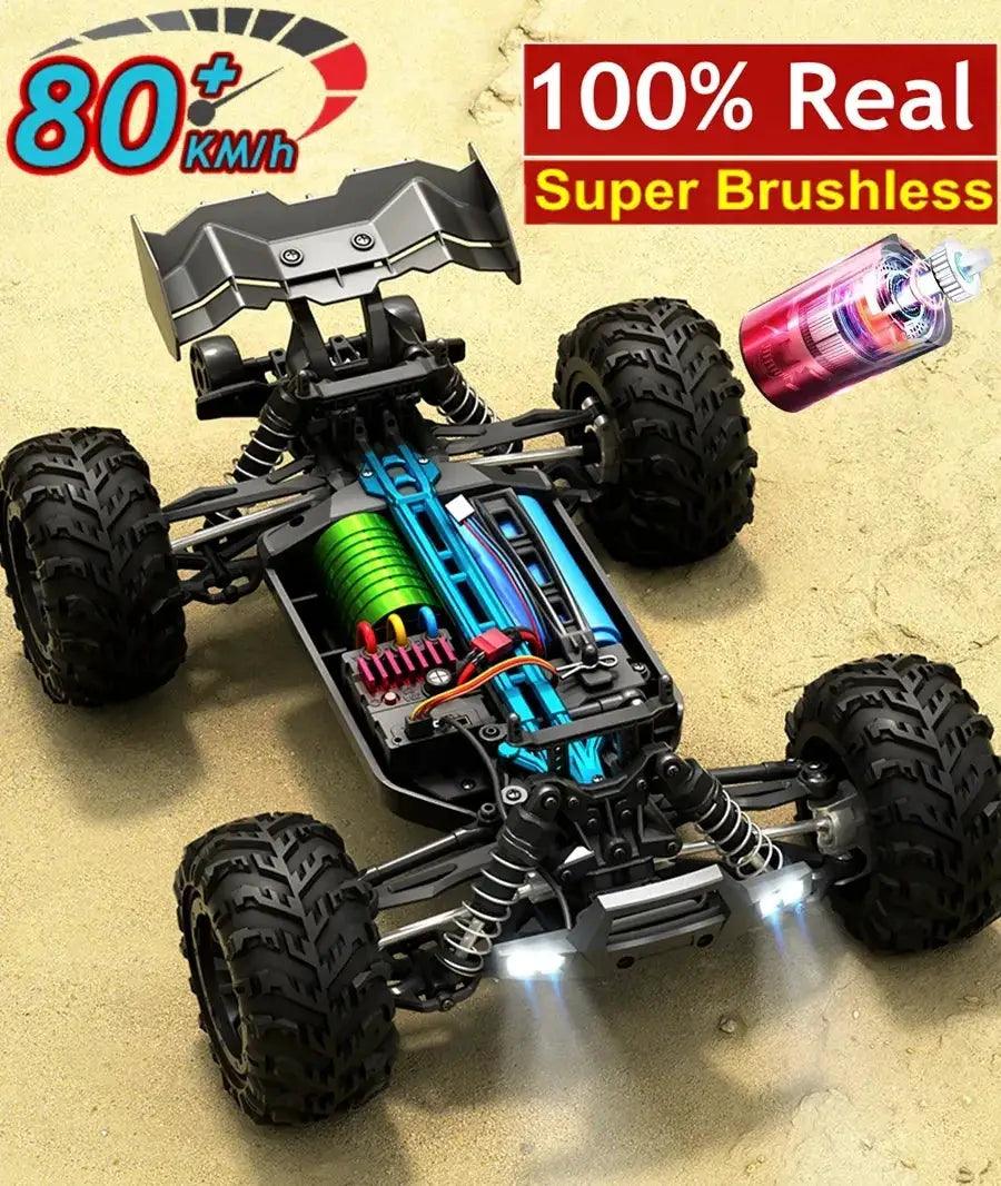  4X4 Off Road RC Car 1 16 High Speed Brushless Drift -  ToylandEU™
