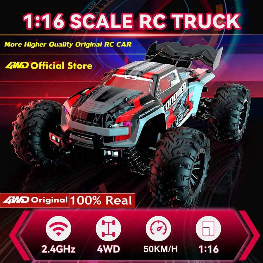  4X4 Off Road RC Car 1 16 High Speed Brushless Drift -  ToylandEU™