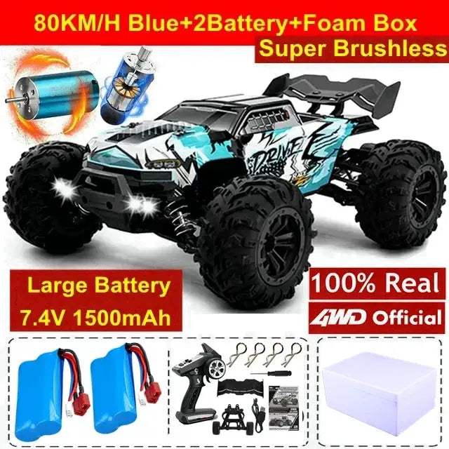  4X4 Off Road RC Car 1 16 High Speed Brushless Drift -  ToylandEU™