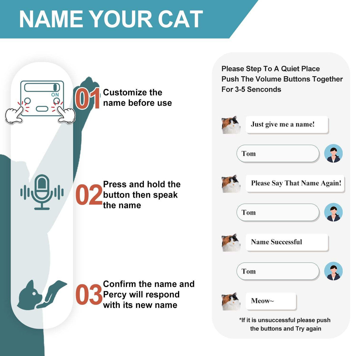 Interactive Robotic Cat | Realistic Breathing | Voice Control | Senior Care