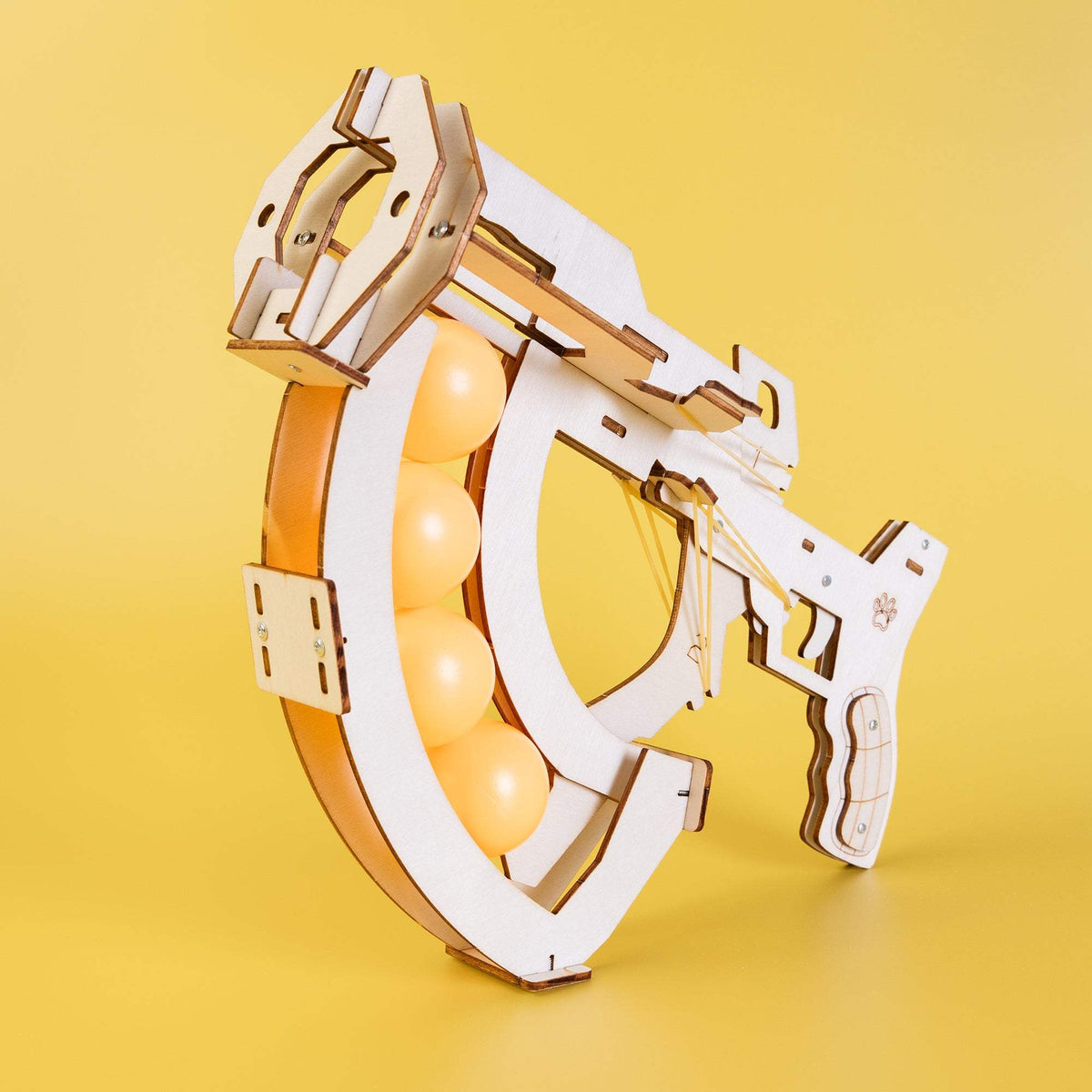 Wooden Launcher Kit | Elastic Drive | Educational STEM Lab For Students